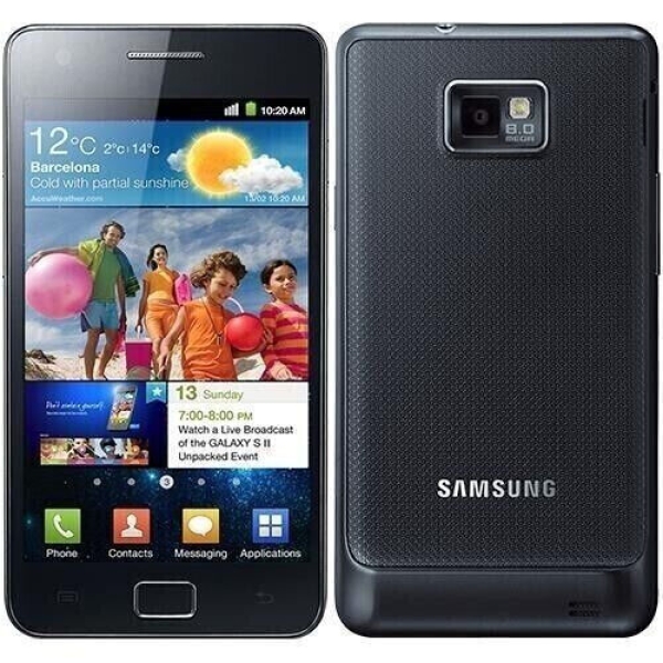 Samsung Galaxy S II – 16GB – Black (Ohne Simlock) Smartphone Zustand: ok