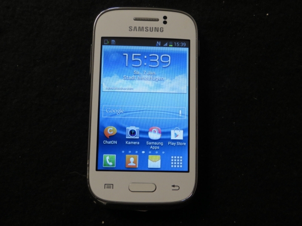 Samsung  Galaxy Young GT-S6310N – 4GB – Weiß (Ohne Simlock) Smartphone Handy