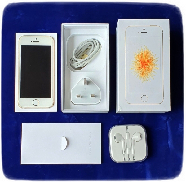 Apple iPhone SE 64GB Smartphone – gold (entsperrt) A1723 MAKELLOS aaa++