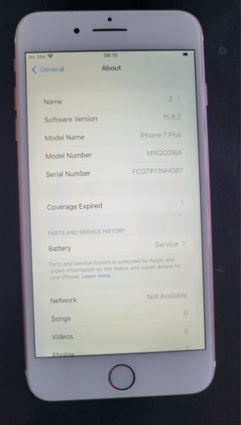 Apple iPhone 7 Plus – 32GB – Roségold (entsperrt) A1784 (GSM) – No Touch ID