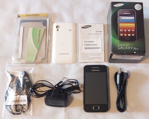 Samsung Galaxy Ace schwarz S5830i 3G simlockfrei Android Smartphone