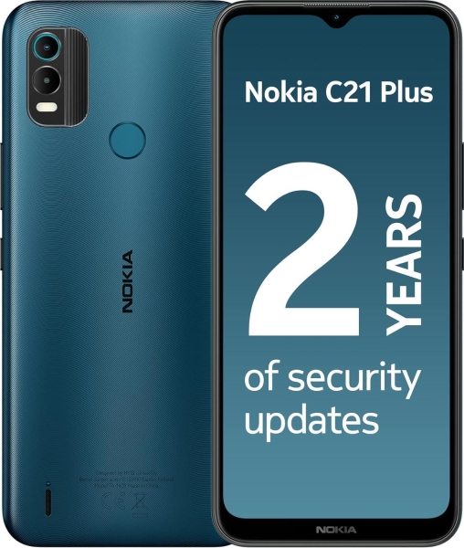 Nokia C21 Plus 4G Android Smartphone 6,52″ D.SIM 3GB 32GB – Cyan