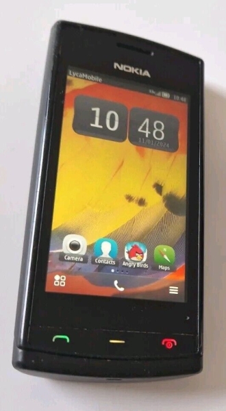 Nokia 500 2GB schwarz (entsperrt) Retro Smartphone in gutem Zustand