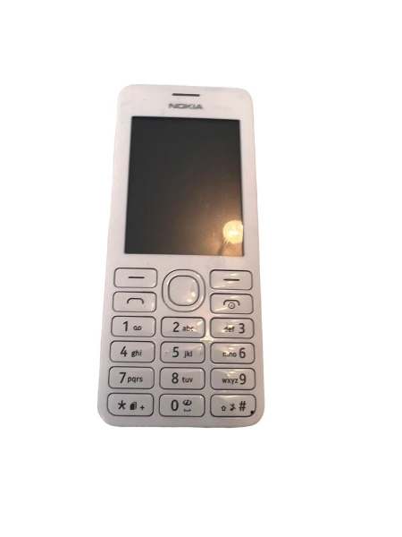 Handy Nokia 206 weiss   (Ohne Simlock) Smartphone dualsim