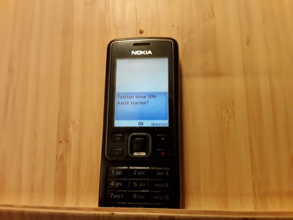 Handy Nokia 6300 schwarz (Ohne Simlock) Smartphone