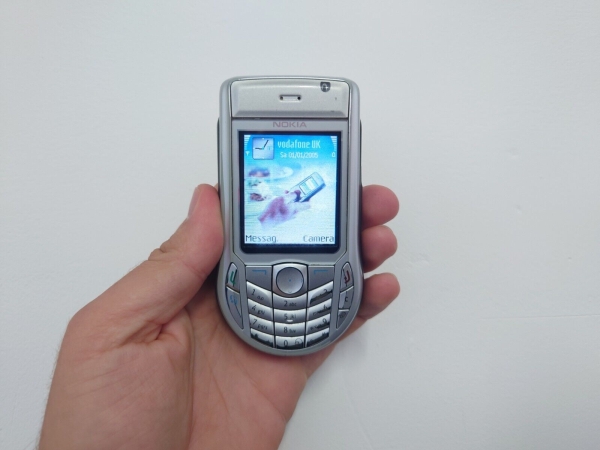 100 % Original Nokia 6630 RM-1 silber (entsperrt) Handy Classic Symbian