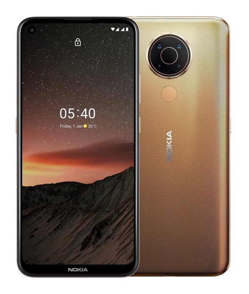 Nokia 5.4 TA-1337 Midnight Sun Gold 4GB/64GB NFC 48MP KI Android Smartphone NEU