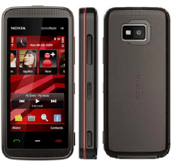 Nokia  XpressMusic 5530 – Schwarz /Rot (Ohne Simlock) Smartphone