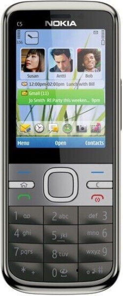 Nokia  C5-00 – Grau (Ohne Simlock) Smartphone