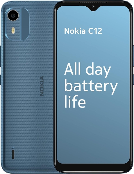 Nokia C12 6.3″“ HD+ Dual SIM Smartphone Android 12 (GO Edition) 64GB