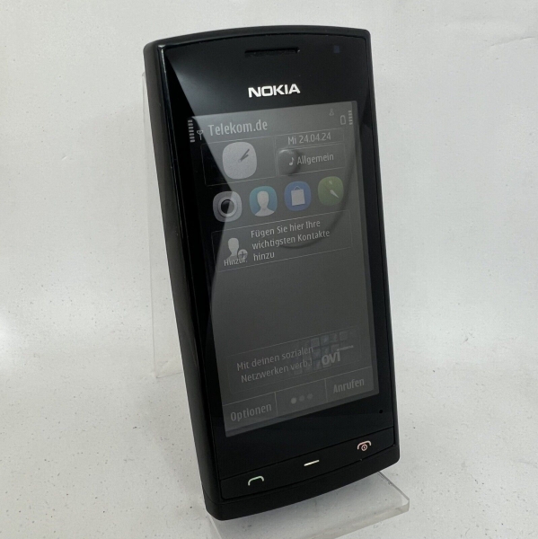 Nokia 500 (RM-750) Smartphone in Schwarz (Hervorragender Zustand & ohne Simlock)