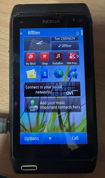 Nokia N-Series N8 16GB grau entsperrt Touchscreen Smartphone 256MB RAM