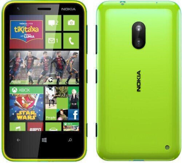 Nokia  Lumia 620 – 8GB – Lime Green (Ohne Simlock) Smartphone