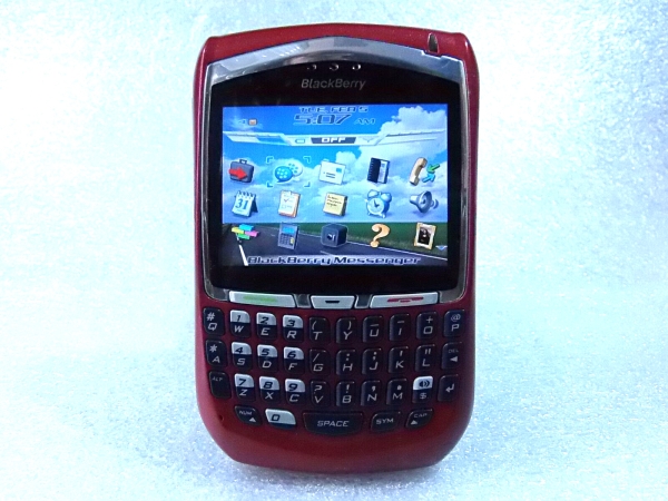 Seltenes authentisches rotes Blackberry 8700 entsperrtes Smartphone