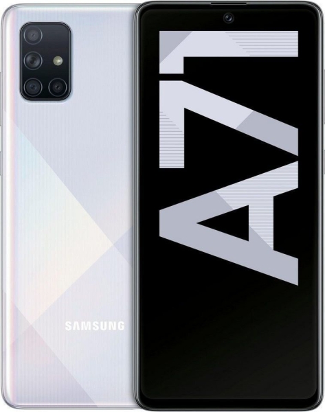 SAMSUNG Galaxy A71 128GB Prism Crush Silver – Sehr Gut – Smartphone