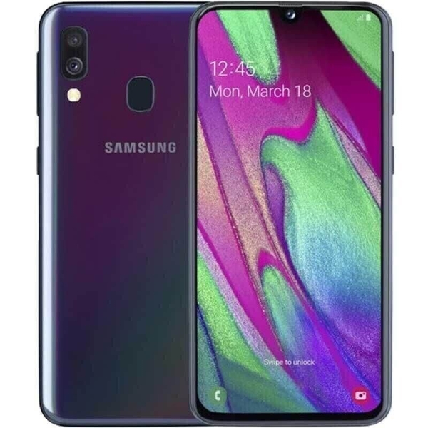 Samsung Galaxy A40 SM-A405 Dualsim 64GB Schwarz Smartphone Android Hervorragend