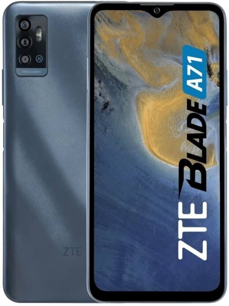 ZTE Blade A71 64GB grau 3GB RAM 4G LTE Dual Sim entsperrt Smartphone makellos A++