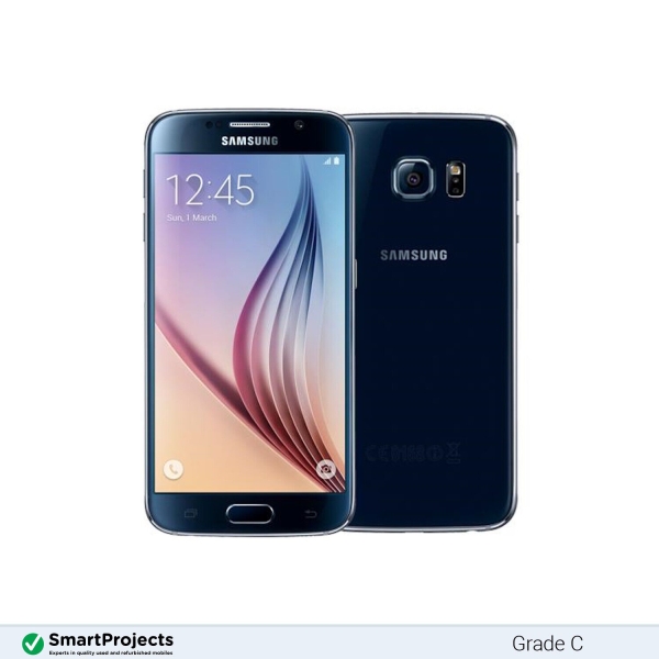 Samsung Galaxy S6 Sapphire Black 32 GB Grade C – entsperrtes Smartphone