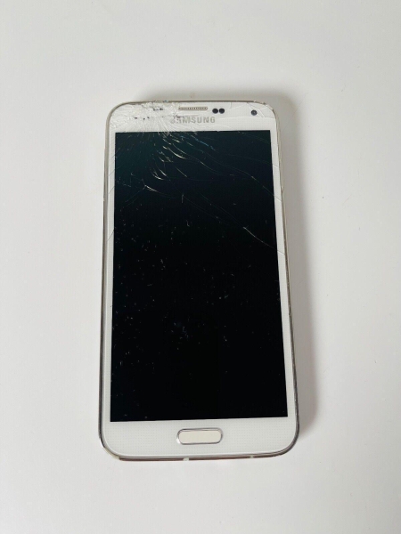 Samsung Galaxy S5 SM-G900F weiß Smartphone DEFEKT Bastler