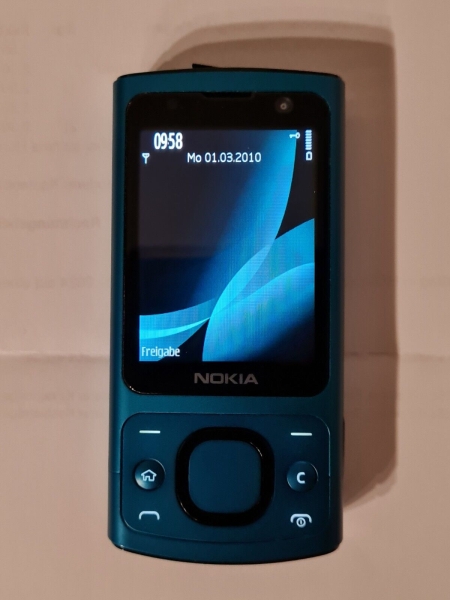 Nokia  Slide 6700 – Petrolblau (T-Mobile) Smartphone