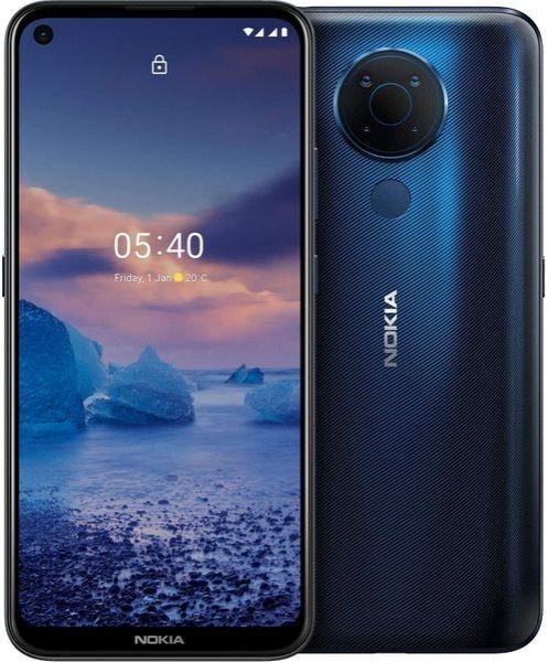 Nokia 5.4 Smartphone polar night 4GB/128GB Dual-SIM Android 10.0 mit Android One