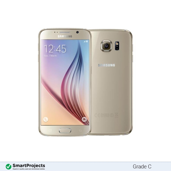 Samsung Galaxy S6 Platium Gold 32 GB Klasse C – entsperrtes Smartphone