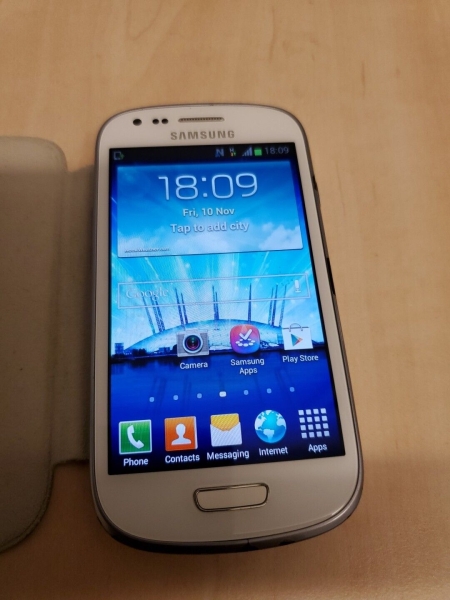 Samsung Galaxy S III Mini GT-I8190N – 8GB – weiß (Tesco/02) Smartphone