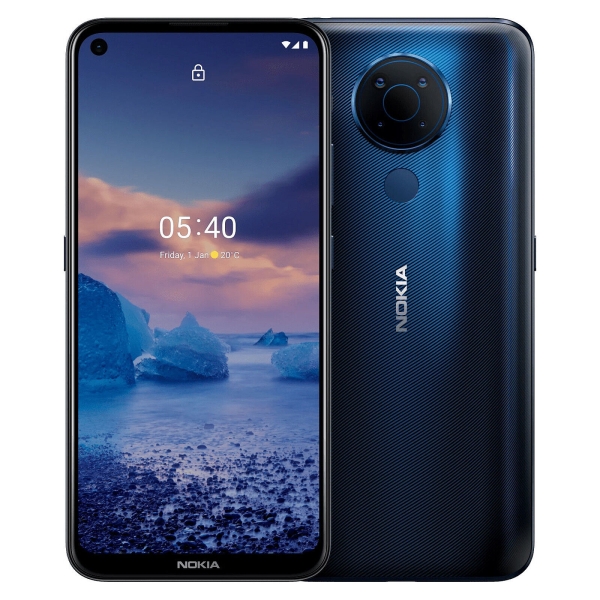 Nokia 5.4 (2021) 128GB 6,39″ HD 4GB RAM DS Smartphone hervorragend