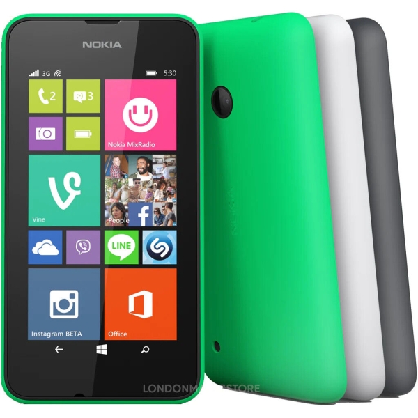 Nokia Lumia 530 4GB entsperrt 3G Windows 4 Zoll Smartphone – sehr guter Zustand