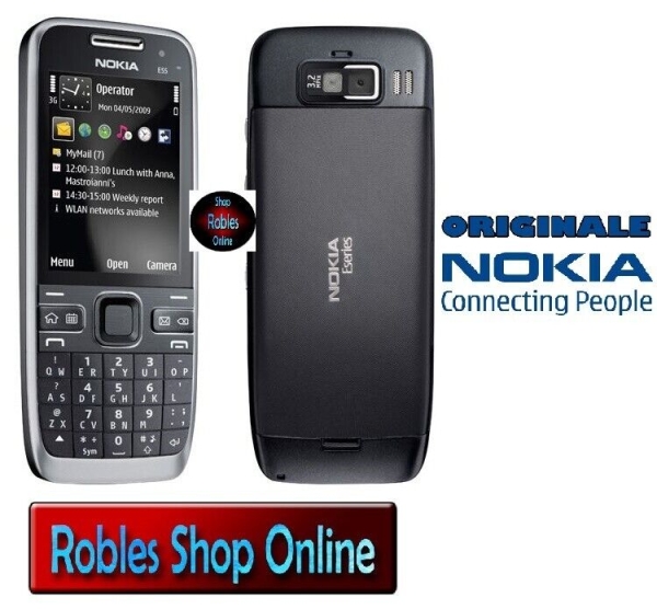 Nokia E52 Black (Ohne Simlock) Smartphone Wlan 3G GPS 3,2MP FM TOP