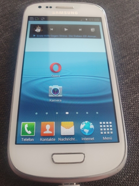 Samsung Galaxy S III mini GT-I8200N 8GB (Ohne Simlock) Smartphone – Ceramic…