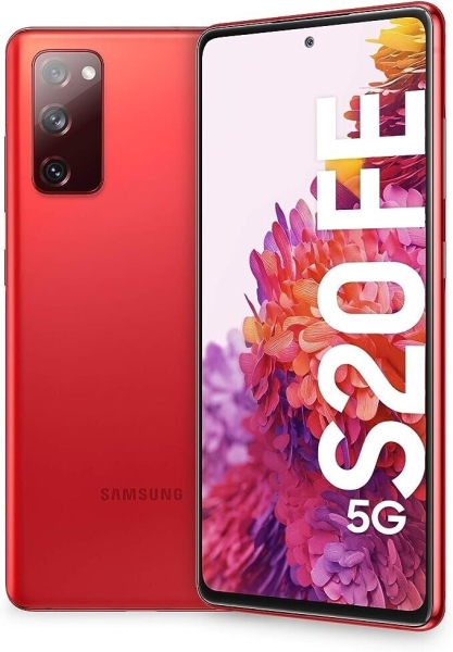 Smartphone SAMSUNG Galaxy S20 FE 5G Rot und 128 GB Speicherkarte