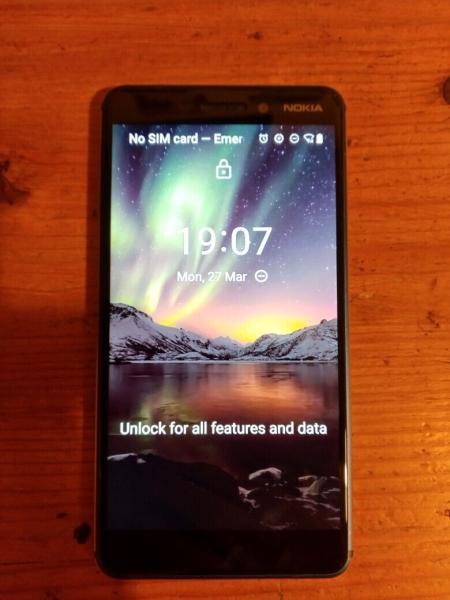 Nokia 6.1 32GB TA-1050 entsperrt Smartphone 5,5″ 16MP