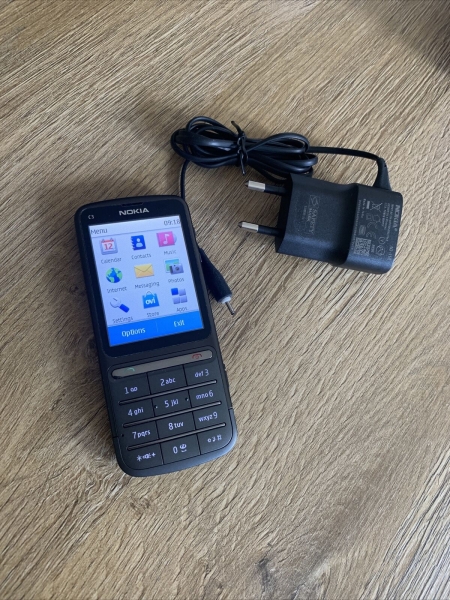 Nokia  C3-01 – Grau (Ohne Simlock) Smartphone Top Zustand !!