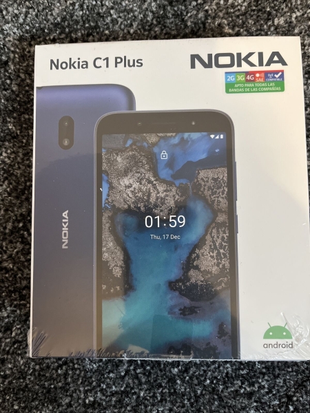 Brandneu Nokia C1 PLUS 32GB 5,45″“ entsperrt Android Smartphone anthrazitblau