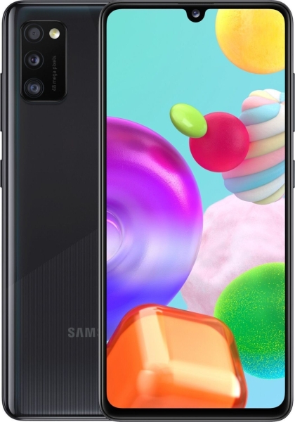 SAMSUNG Galaxy A41 64GB Schwarz – Hervorragend – Smartphone