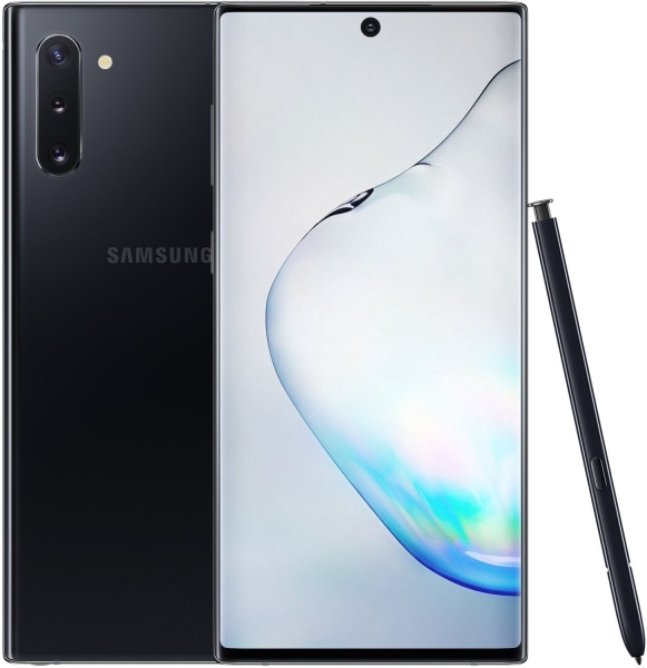 SAMSUNG Galaxy Note10 256GB Aura Black – Hervorragend – Smartphone