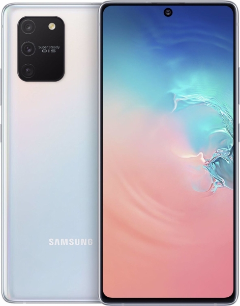 SAMSUNG Galaxy S10 Lite 128GB White Prism – Sehr Gut – Smartphone