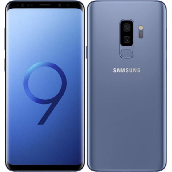 SAMSUNG Galaxy S9+ 64GB Koralle Blau – Hervorragend – Smartphone