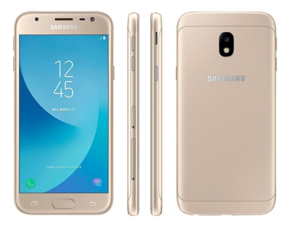 Samsung J3 SM-J330 DualSim Gold 16GB/2GB 12,7cm (5,0Zoll) Android Smartphone NEU