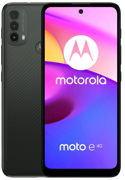 Motorola Moto E40 Dual-SIM 64 GB grau Smartphone Handy Mobile Android