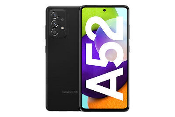 Samsung Galaxy A52 4G 128GB Schwarz Android Smartphone 6,5″ AMOLED 64MP IP67