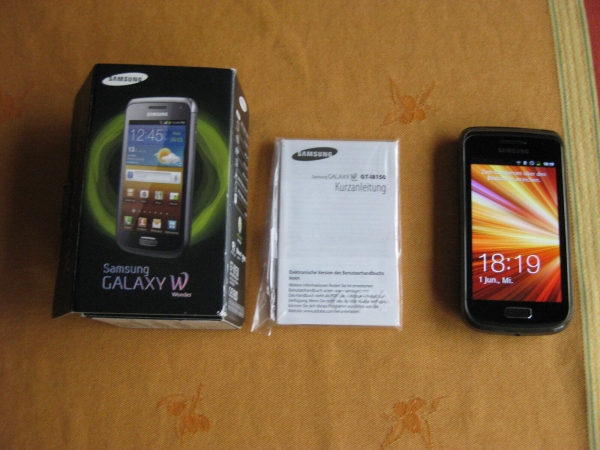 TOP! Samsung Galaxy W GT-i8150 Smartphone – Schwarz, ohne Simlock, ohne Netzlock