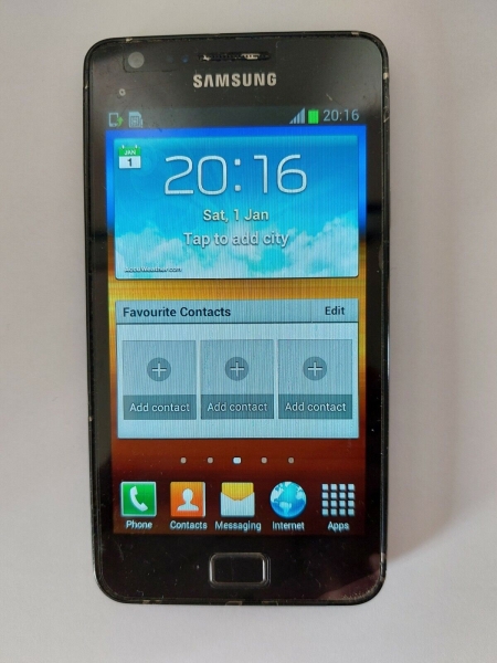 Samsung Galaxy S II GT-I9100M – 16GB – Smartphone edelschwarz (entsperrt)