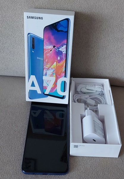 Samsung Galaxy A70 Smartphone 128GB Blau