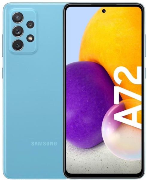 Samsung A725F Galaxy A72 DualSim blau 128GB Android Smartphone 6.7″ Full HD 64MP