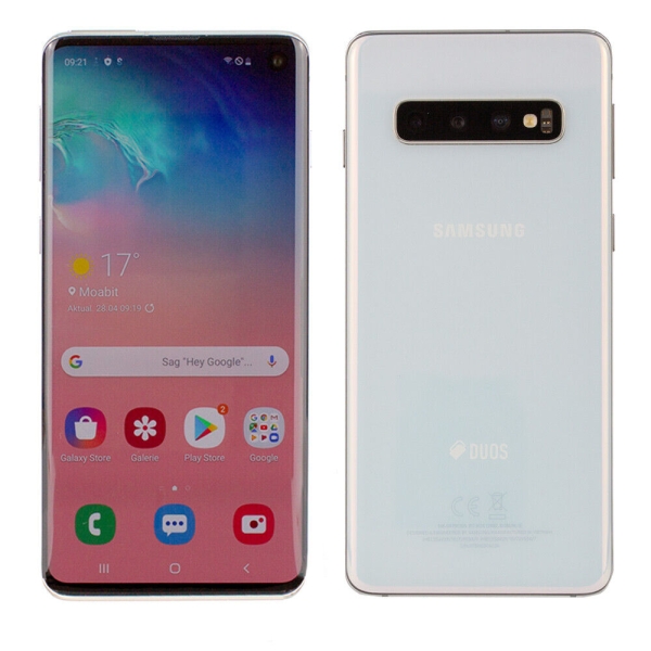 Samsung Galaxy S10 Smartphone 128GB Weiß Ohne Simlock Dual Sim WOW Hervorragend