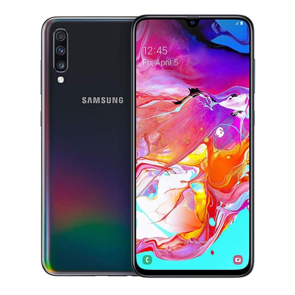 Samsung Galaxy A70 Smartphone (6,7 Zoll) 128GB 6GB RAM Dual Sim Schwarz