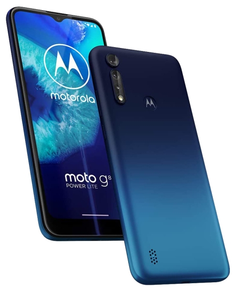 Motorola Moto G8 Power Lite Dual-SIM 64 GB blau Smartphone Handy Mobile Android