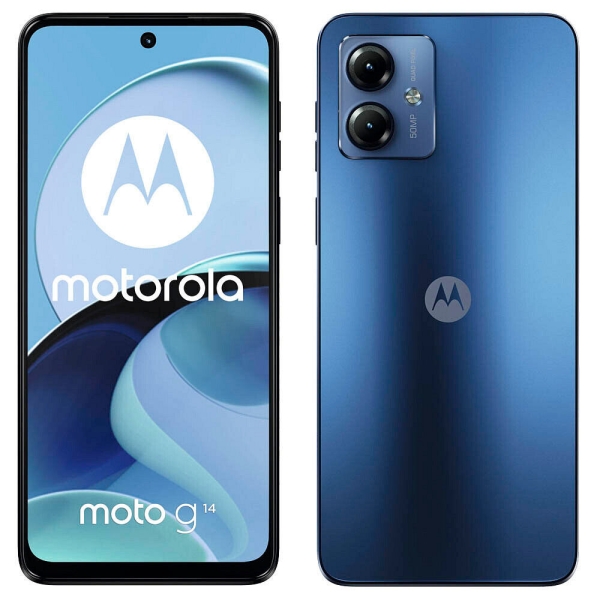 MOTOROLA moto g14 Dual-SIM-Smartphone blau 128 GB